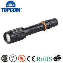 High Brightness long distance light torch Aluminum alloy led flashlight